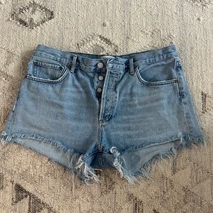 AGOLDE Parker denim shorts jean cut offs size 31